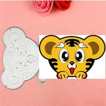 Hot Tigers head Metal Cutting Dies Stencils for DIY Scrapbooking Stamp/photo album Decorative Embossing DIY Paper Cards 2024 - buy cheap