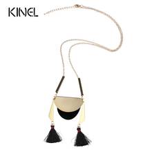 Kinel Sexy Bohemia Tassel Long Chain Necklace Gift Color Gold Color 2016 Fashion Sweater Statement Necklaces For Women 2024 - buy cheap