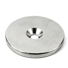 U-JOVAN 1pc 50 x 5 hole 6mm N35 Strong Round Neodymium Magnet Countersunk Ring Craft Rare Earth Permanet Magnets 50*5-6mm 2024 - купить недорого