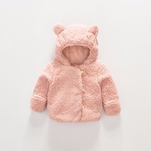 Abrigo con capucha para bebé, chaqueta de invierno y otoño, 9BB008 2024 - compra barato