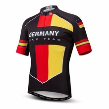 2019 Germany cycling jersey Men Mountain Bike jersey MTB Bicycle Shirts Short sleeve Team Road Tops Breathable Spain Israel red 2024 - buy cheap