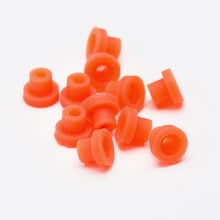 Wholesale Orange Sterilized Tattoo Needle Rubber Grommets Nipples for tattoo machine supply tattoo accessories 100 pcs/lot 2024 - buy cheap