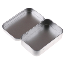 Practical Small Empty Silver Flip Metal Storage Box Survival Kit Tin Higen Lid Case Organizer For Money Coin Candy Keys 2024 - buy cheap