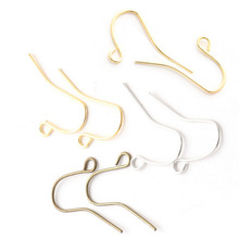 Free Shipping Earring Stud 200pcs/lot 15*20mm Alloy Earring Hook/Ear Hook Jewelry Findings FRB012-01 2024 - buy cheap