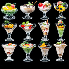 Creative Glass Cup Summer Sand Ice Cream Glass cup Fruit Smoothie cup Drinkware Beer Milk-shake Fruit Tea glass barware home Cup 2024 - buy cheap