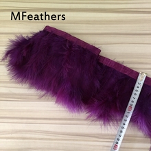 10M fucsia marabú pluma boa ajuste mullido por yarda altura 6-8 "15-20 cm Turquía plumas boda fiesta decoración apperal costura 2024 - compra barato