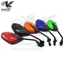 5 colors brand scooter accessories racing motorbike side mirrors for honda suzuki yamaha benelli moto rearview mirror motorcycle 2024 - buy cheap