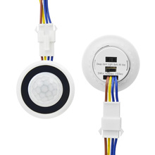 Schakelaar-Sensor infrarrojo LED, interruptor de retardo de tiempo, modo ajustable, Interruptor del Detector de inducción, CA de 110V-220V 2024 - compra barato