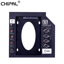 CHIPAL-disco duro de plástico para ordenador portátil, dispositivo HDD Caddy de 9,5mm, SATA 3,0 a SATA de 2,5 pulgadas, Cubierta para SSD y HDD ODD CD-ROM OptiBay 2024 - compra barato