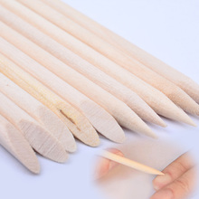 100 шт. двухсторонние оранжевые деревянные палочки для дизайна ногтей толкатель для удаления кутикулы для ухода за ногтями маникюрные полезные инструменты 2024 - купить недорого