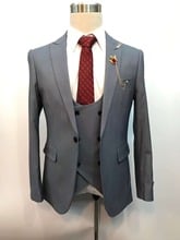 Terno masculino para casamento, calça e jaqueta slim fit, novidade, terno masculino 2024 - compre barato