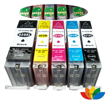 5pcs PGI 450 CLI 451 BK C M Y compatible ink cartridge For canon PIXMA MG5440 MG5540 MG6440 Ip7240 MX924 IX6540 IX6840 printer 2024 - buy cheap