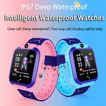 Ip67 à prova dip67 água relógio inteligente com gps gsm localizador de tela de toque rastreador sos para crianças localização rastreador anti-perdido childs relógio inteligente 2024 - compre barato