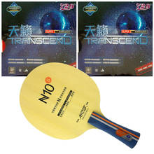 Pro Table Tennis Ping Pong Combo Paddle Racket Yinhe N10s + 2 Pcs 729 Transcend Cream Shakehand long handle FL 2024 - buy cheap