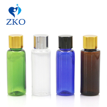 20ml Transparent PET Electroplating Golden/Silver/Black Screw Lid Free Shipping Mini Travel Refillable Cosmetic Liquid Bottles 2024 - buy cheap