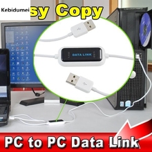 High Speed USB 2.0 PC To PC Online Share Sync Link Net Direct Data File Transfer Bridge LED Cable Easy Copy Between 2 Computers 2024 - buy cheap
