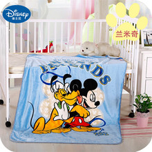Disney flanela mickey mouse impresso cobertores finos joga cama 100x150cm tamanho crianças folha de cama casa decoração do quarto 2024 - compre barato