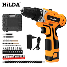 Electric Drill Rechargeable Lithium Battery Electric Screwdriver Cordless Screwdriver Power tools, home diy, 1.2 kg, 3-5 hour, as description 2024 - buy cheap