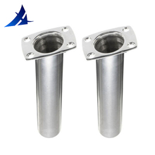 2 pieces 316 Stainless Steel Flush Mount Fishing Rod Holder 30 Degree  Rod Pod for Marine Boat 2024 - buy cheap