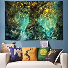 Hippie Psychedelic Tapestry Wishing Tree Tapestry Wall Hanging Bohemian Decorative Tapestry Large Wall Fabric Bed Sheets 200*300 2024 - buy cheap