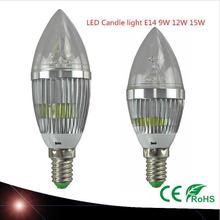 Lâmpada led cree de alta potência, e14, 9w, 12w, 15w, 85-265v, holofote de alta potência, iluminação para lâmpadas led 2024 - compre barato