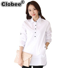 Ropa Elegant Blouse White Shirt Women blusa social feminina S-3XL Ladies Office Shirts Formal Cotton Blouse Blusas Femininas 2024 - buy cheap