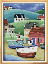 Harbour 2 cross stitch kit aida 14ct 11ct count printed canvas stitches embroidery DIY handmade needlework 2024 - buy cheap