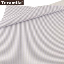 Teramila 100% Cotton Fabric Tecido Material Patchwrok Twill Fat Quarter DIY Sewing White And Light Purple Strips Designs Tela 2024 - buy cheap