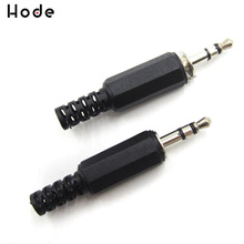 Black Plastic LX1 Housing 3.5mm Audio Jack Plug Headphone Connector 2024 - buy cheap