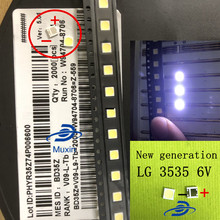 Tira de luces led para reparación de TV LCD LG, 400 unids/lote, con diodo emisor de luz, cuentas LED SMD 3535 de 6V 2024 - compra barato