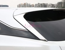 Moldura de cristal para ventana trasera de coche, embellecedores de puerta de acero inoxidable 2016-2017, estilo Lexus RX 450h 350 270, accesorios 2024 - compra barato