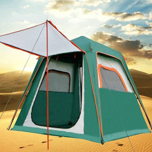 ZHUOAO 3-4 Person Automatic Double Layer 240*210*170CM Waterproof Windproof Outdoor Carpas Be Camping Camping Tent 2024 - buy cheap