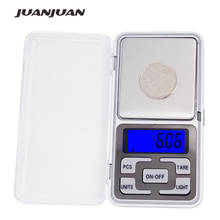 Balança digital eletrônica mini de bolso, balança digital de bolso para joias, com 300g/500g/0.01g/1000g, 1 peça 2024 - compre barato