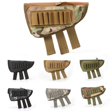 Outdoor Multifunctional Tactical Gills Package Hunting Shooting Rifle Gun Buttstock Shell Holder Cheek Rest Pouch 2024 - buy cheap