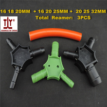 Free shipping 3pcs size 16-32mm PEX-AL Internal hand Reamer pex-al-pex pipe T-Calibrator tool Fitting for Plumbing Pipe 2024 - buy cheap