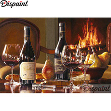 Dispaint Full Square/Round Drill 5D DIY Diamond Painting "Wine scenery" 3D Embroidery Cross Stitch Home Decor Gift A11457 2024 - buy cheap