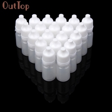 OutTop 50PCS 5ml/10ml/15ml/20ML/30ML/50ML Empty Plastic Squeezable Dropper Bottles Eye Liquid Dropper Refillable Bottles 18mar29 2024 - buy cheap