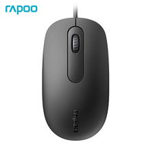 Оригинальная Проводная оптическая игровая мышь Rapoo N200 с 1600 точек/дюйм, настольная мышь для ноутбука, прочная офисная мышь для бизнеса 2024 - купить недорого