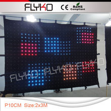 P10 custom led video curtain/ fabric stage light 2024 - buy cheap