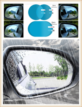 Автомобильное зеркало заднего вида, непромокаемая пленка, противотуманная палка, универсальная для Mercedes Benz S550 S500 IAA G500 ML F125 E550 E350 2024 - купить недорого