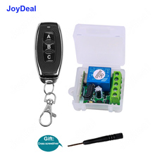 Joydeal 433 MHz Wireless RF DC 12V 1CH Remote Control Switch Receiver Module and RF Transmitter Car Electronic Lock Door Control 2024 - buy cheap