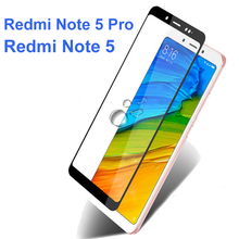 9H полное покрытие Защитное стекло для Xiaomi Redmi Note 5 Pro защита экрана закаленное стекло Xaomi Redmi Note5 Note 5 Plus пленка HD 2024 - купить недорого