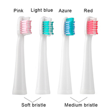 Cabeça de escova de dentes elétrica ultrassônica, 4 unidades, para a39 a39plus a1 sn901 sn902 u1, recarregável, higiene oral 2024 - compre barato