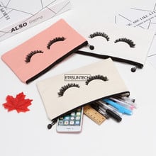 10PCS 23cmX14.5cm Closed Eyelash Makeup Bags Cosmetic Pencil Bags Travel Make up Pouches with Zipper for Women Girls 2024 - buy cheap