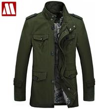 2022 Hot Sale Men's Coat Fashion Jacket Plus Size 6XL Overcoat Outwear Men Casual Jackets Cotton Jackets And Coats Windbreaker 2024 - buy cheap