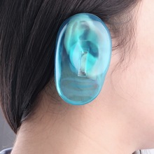 2PCS Clear Silicone Ear Cover Hair Dye Shield Protect Salon Color Blue New Promotion Price 2024 - buy cheap