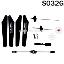 Free shipping SYMA S032 Gear, landing gear, the main fan, connect buckle ect parts for SYMA S032G RC helicopter accessories 2024 - buy cheap