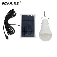 SZYOUMY  Solar Charging Flashlight solar power Portable led bulb  Camping Light Energy  lamp led lighting Outdoor Solar