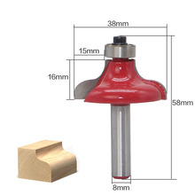 Cuchillo de línea de mesa de salto, broca de carburo de 8mm, para cortar madera, herramientas eléctricas, 1 ud. 2024 - compra barato