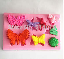 Dragonfly insect butterfly  modelling chocolate mold  silicon fondant Cake decoration mold wholesale fondant mold 2024 - buy cheap